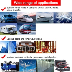 Tùy chỉnh EPDM dải cao su màu đen cho tự động/cửa xe niêm phong chống ăn mòn cửa sổ ô tô niêm phong cắt hàn - Product Image 6