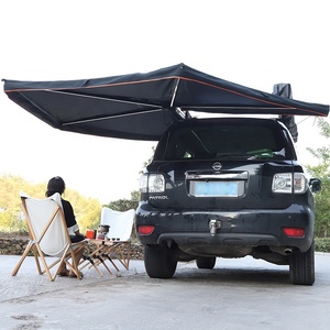 เต็นท์ผ้าใบพับเก็บได้แบบยืนได้ฟรี270องศาสำหรับสี่ฤดูใช้ห้องนอนหนึ่งห้องนอนห้องนั่งเล่นรถตั้งแคมป์ - Product Image 3