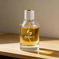 Bouteille de parfum de cylindre de luxe moderne nouveau design 50ml 100ml bouteille à sertir transparente 30ml bouteille de parfum emballée dans un carton