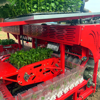 Trasplantadora de Vegetales de Alta Eficiencia, Máquina Sembradora de Plántulas, Trasplantadora para Tractor, para Chiles y Tomates, Distancia Ajustable