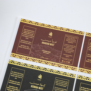 Custom Printing Bottle Cosmetics logo <strong>Label</strong> Stickers Adhesive Packaging Waterproof Gold Foil <strong>Vinyl</strong> Product <strong>Labels</strong> <strong>Makers</strong> - Product Image 2