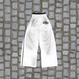 Pantalones Deportivos Personalizados para Hombre con Logotipo, Cintura Doble, Estampados, a Rayas, Estilo Urbano, Holgados e Informales - Product Image 3