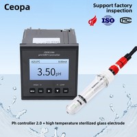 Contrôleur de pH personnalisable, acidimètre industriel, affichage numérique, capteur de qualité de l'eau, sonde d'électrode, support ODM