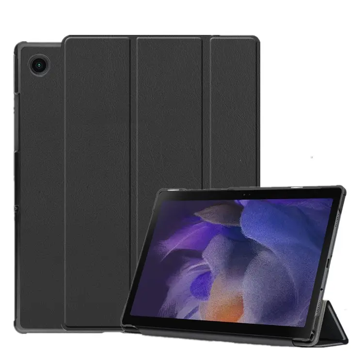 En gros luxe en cuir 2021 2022 smart flip tablette protecteur étui pour samsung galaxy tab A8 X200 X205 X207 10.5 étui