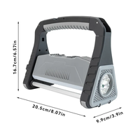 Lámpara de Trabajo LED 8XTE y Láser Blanco Ultra Brillante de 4000LM, Batería 21700 de 3000mAh, Lámpara de Inspección COB Portátil para Mecánicos y Garajes