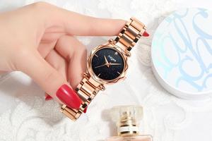 KINYUED Donne <span class=keywords><strong>Di</strong></span> <span class=keywords><strong>Orologi</strong></span> <span class=keywords><strong>di</strong></span> <span class=keywords><strong>Lusso</strong></span> Magnetica Cielo Stellato Femminile Orologio Al Quarzo Orologio Da Polso delle signore <span class=keywords><strong>di</strong></span> Modo orologio da polso - Product Image 6