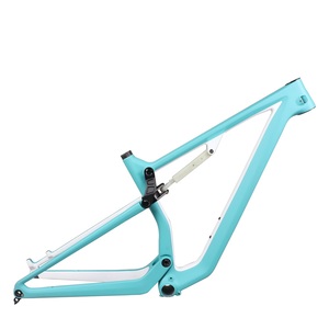 Ful Suspension Carbon Fiber T1000 MTB Bike XC <b>Frame</b> FM198 29er Custom <b>Paint</b> Travel 120mm BB92 Bottom Bracket - Product Image 1