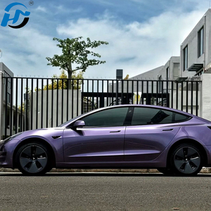 Fábrica de vinilo polimérico PET TPU al por mayor PET HD brillante Metal líquido <span class=keywords><strong>Loganberry</strong></span> Car Wrap vinilo rollo completo tamaño 1.52X1 8M/5X60FT - Product Image 4