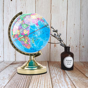 MAXCARE Globe terrestre en PLA haute définition de 20 cm avec support <span class=keywords><strong>MAC</strong></span>-F13 pour étudiants, idéal pour le bureau, la maison et l'enseignement, avec lumière intégrée - Product Image 5