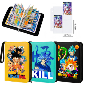 Álbum de Tarjetas de <span class=keywords><strong>Dragon</strong></span> <span class=keywords><strong>Ball</strong></span> Z, 400 Piezas, Gran Capacidad, con Cierre, Protector de Tarjetas de Juego - Product Image 4