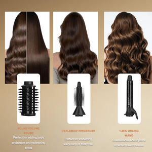 ไดร์เป่าผมและม้วนผม 3-in-1 หัวแปรงเปลี่ยนได้ 3 ระดับความร้อน รองรับ<span class=keywords><strong>ภาษา</strong></span>ฝรั่งเศส สำหรับใช้ในบ้านและโรงแรม - Product Image 5