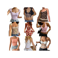 Vêtements en gros de marque, grande réduction, robes d'été pour femmes, liquidation de stock, vente de liquidation, vêtements en polyester assortis