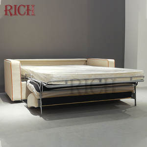 Popular Living Room Furniture Modern Divan <strong>Bed</strong> Folding Single Double <strong>Sofa</strong> <strong>Bed</strong> Dual-<strong>used</strong> Couch European Style Beige <strong>Sofa</strong> <strong>Bed</strong> - Product Image 4