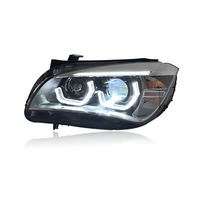 Ensemble de phares à LED pour BMW X1 E84 2009-2015, mise à niveau des phares Angel Eye DRL
