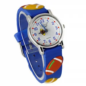 Children's Cartoon Watch Waterproof 3D Jelly Silicone Strap Quartz Watch Primary School Girl Boy Child Watch Butterfly Modeling