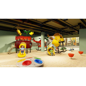 <span class=keywords><strong>Grand</strong></span> amusement au soleil Énorme équipement de terrain de jeu extérieur amusant pour les enfants avec balançoires et toboggans Explorez les grands espaces - Product Image 5