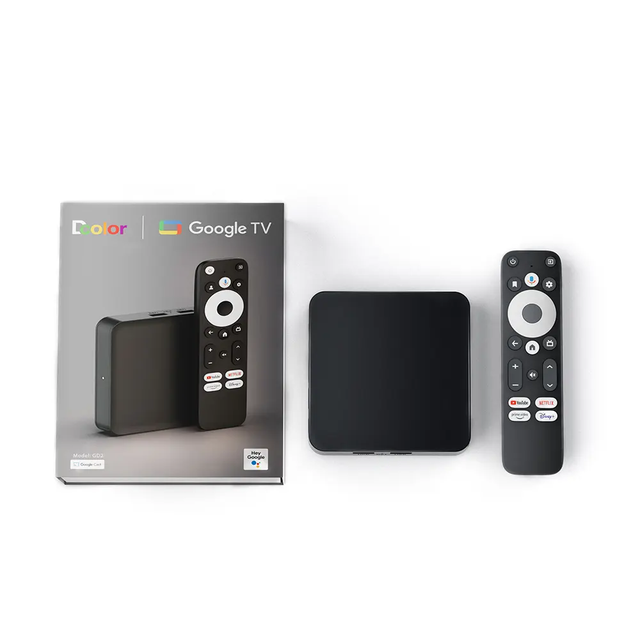Dcolor GD2 Android 12 4K TV Box Google Certified 2.4G/5G WIFI 2GB RAM 32GB ROM Quad Core 1-Year Warranty