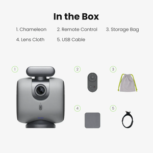 Caméra sportive XbotGo Chameleon AI à suivi automatique, caméra d'action 4K, grand angle 140 degrés CMOS pour pickleball, football, basketball - Product Image 5