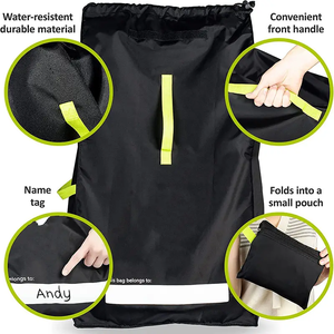 Mochila de transporte de <span class=keywords><strong>asiento</strong></span> de <span class=keywords><strong>coche</strong></span> duradera plegable de alta resistencia con logotipo personalizado, bolsa de control para puerta de bebé, bolsa de viaje ligera para <span class=keywords><strong>asiento</strong></span> de <span class=keywords><strong>coche</strong></span> de bebé - Product Image 2