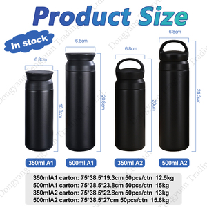 TY 350ml 500ml 재고 있음 분말 코팅 도매 이중벽 진공 스테인리스 스틸 텀블러 보온 커피 머그컵 - Product Image 2