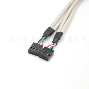 สายเคเบิลทองแดงต่อขยายด้านหลัง 4 พอร์ต USB 2.0 สำหรับการเดินสาย I/O ของแชสซีโดยไม่ต้องใช้ปลั๊ก - Product Image 5