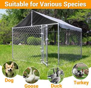 Vente chaude chenil extérieur pour animaux de compagnie portes pour animaux de compagnie enclos chien villa à vendre - Product Image 2