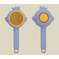 Peigne écologique pour animaux de compagnie - Brosse de toilettage en plastique pour enlever les poils des chats et des chiens