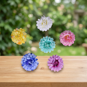 Artificial Dahlia Flower Heads Set for DIY Crafts Wedding and Home <b>Decoration</b> - Product Image 3