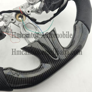 Volante de Cuero Perforado de Fibra de Carbono Nuevo para Infiniti Q50 - Product Image 2