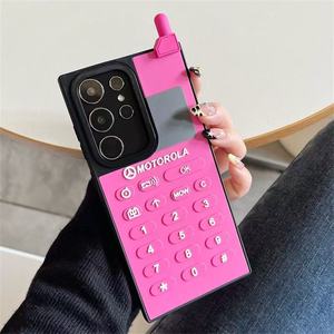 Coque de téléphone portable rétro pour Samsung S23/22 Housse de protection anti-chute pour S25/24 Ultra A55/54 Inspiré Vintage <span class=keywords><strong>Walkie</strong></span> <span class=keywords><strong>Talkie</strong></span> - Product Image 6