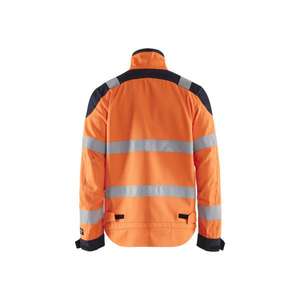 BLAKLADER - 408915135389XXL Multinorm inherent <b>jacket</b> <b>Hi</b>-<b>Vis</b> <b>Orange</b>/Navy blue - EAN 7330509720356 FLAME RESISTANT WORKWEAR - Product Image 2