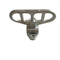 Pédale de conteneur pliable en acier galvanisé Q235, dimensions 109x111mm, surface en zinc moulé, pièces de conteneur