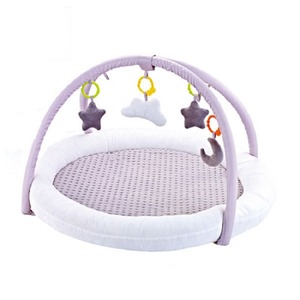 Alfombrilla educativa para juegos de bebés con amortiguación suave, sueño seguro y almohadilla de actividades con juguetes interactivos - Product Image 1