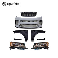 Kit carrosserie pour Range Rover Sport 2014-2018, version SV 2023, garde-boue avant, calandre, pare-chocs, lifting
