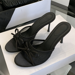 XSD Summer Ladies Brown Peep Toe Stiletto High <b>Heel</b> Sandals Breathable European American Fashion Anti-Slippery Height Increasing - Product Image 2