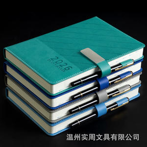 <span class=keywords><strong>2026</strong></span> Cross-Border <span class=keywords><strong>A5</strong></span> Planejador Diário Anual 365 Time Management Calendário De Costura De Linha De Couro para <span class=keywords><strong>Amazon</strong></span> Stock Atacado - Product Image 3