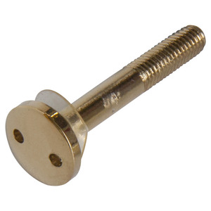 Brass <b>Screw</b> <b>Long</b> 11 Mm Length With Two Holes For Wiring Accessories - Product Image 1