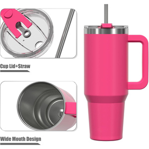 Christmas Gift Hot Sale 20oz Customized Color Eco-Friendly Stainless Steel Vacuum <b>Insulated</b> Tumbler Handle Travel <b>Mug</b> 12-24 - Product Image 3