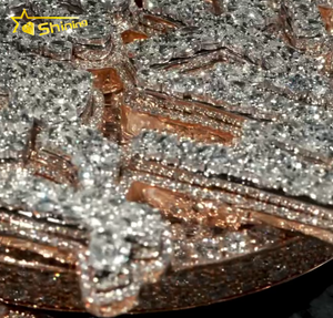 패스 다이아몬드 테스터 맞춤형 Vvs Moissanite 편지 펜던트 남자 매력 홉 925 실버 아이스 아웃 펜던트 쥬얼리 - Product Image 5