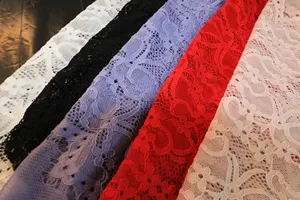 Factory Direct Sales Lace Nylon Spandex Fabric Underwear Clothing Dress