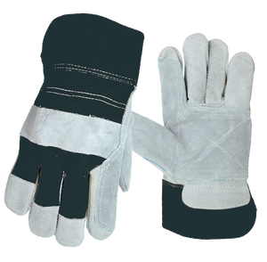 Guantes DE SEGURIDAD DE TRABAJO DE uso General de cuero dividido de vaca Guantes de trabajo de cuero para protección de manos - Product Image 6