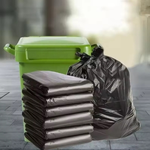 Sacs poubelles noirs de grande capacité 55, 75, 100 gallons, sacs poubelles en plastique robustes de 3 mils, sacs industriels pour entrepreneurs, sacs pour pelouse et feuilles - Product Image 2