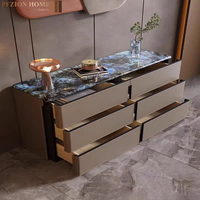 Vente en gros Meuble TV moderne Meuble de salon de luxe Table console média Buffet en bois