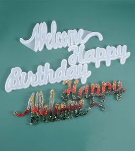DIY Bienvenido Feliz cumpleaños frase <span class=keywords><strong>de</strong></span> bendición inglés cristal gotas <span class=keywords><strong>de</strong></span> pegamento <span class=keywords><strong>molde</strong></span> listado número colgar el número <span class=keywords><strong>de</strong></span> casa <span class=keywords><strong>molde</strong></span> <span class=keywords><strong>de</strong></span> silicona - Product Image 3