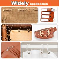 3/8 Zoll Tülle Werkzeug Kit Hand Ösen zange Set 500 Stück Ösen Ösen für Planen Leder Papier Stoff Flagge