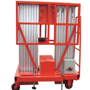 मोबाइल छोटे एल्यूमीनियम मिश्र धातु लिफ्ट इनडोर लिफ्ट इलेक्ट्रिक लिफ्टिंग प्लेटफॉर्म सिंगल और डबल कॉलम हवाई कार्य मंच - Product Image 1