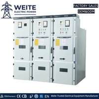 Commutateur RMU KYN28A-12, interrupteur de coupure de charge, protection par fusible, 40 kA, acier galvanisé, utilisation en intérieur pour la distribution d'énergie