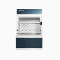 Nouvelles hottes de ventilation de laboratoire certifiées CE, hottes d'évacuation chimique sans conduit, armoire de protection contre les fumées, construction en acier galvanisé, haute
