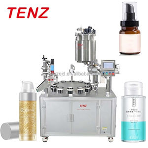 Kostengünstige Bestseller Halbautomatische Kosmetik-Lotion-Creme-Flüssigkeits-Abfüllmaschine 20-30 Stück/Min Leistung 5+ Jahre Garantie - Product Image 3