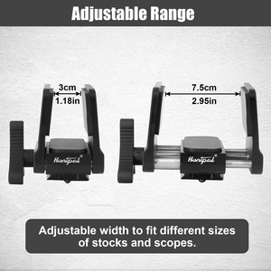 New Arrival Nhôm đa chức năng kẹp yên núi Tripod phần còn lại Adapter cho trong nhà và ngoài trời săn bắn và chụp - Product Image 3